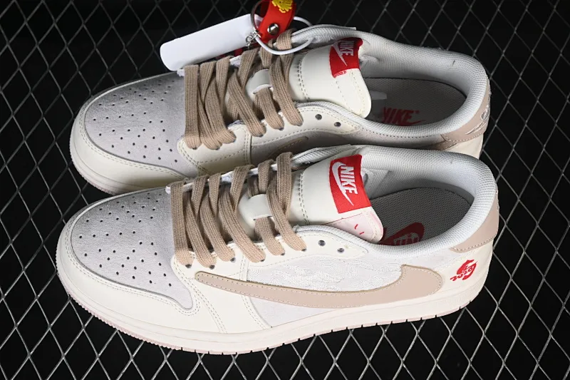 All categories Air Jordan Jordan series basketball shoes Air Jordan 1 Low High-end customized low-top sneakers Air Jordan 1 Low AJ1 Qiao 1 Year of the Horse limited edition Xiangma Xianrui High-end customized low-top retro basketball shoes DX5688-005